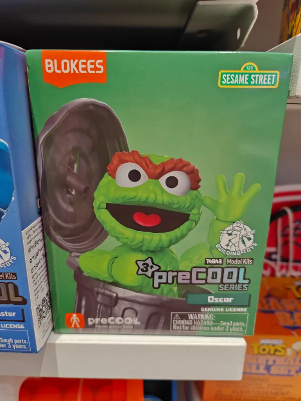 BLOKEES 芝麻街 PRECOOL 系列 奧斯卡 模型玩具